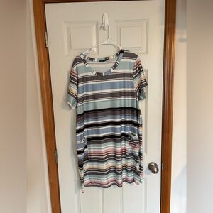 Striped T-Shirt Dress